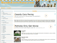 Tablet Screenshot of cavalos.mundoentrepatas.com