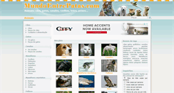 Desktop Screenshot of mundoentrepatas.com